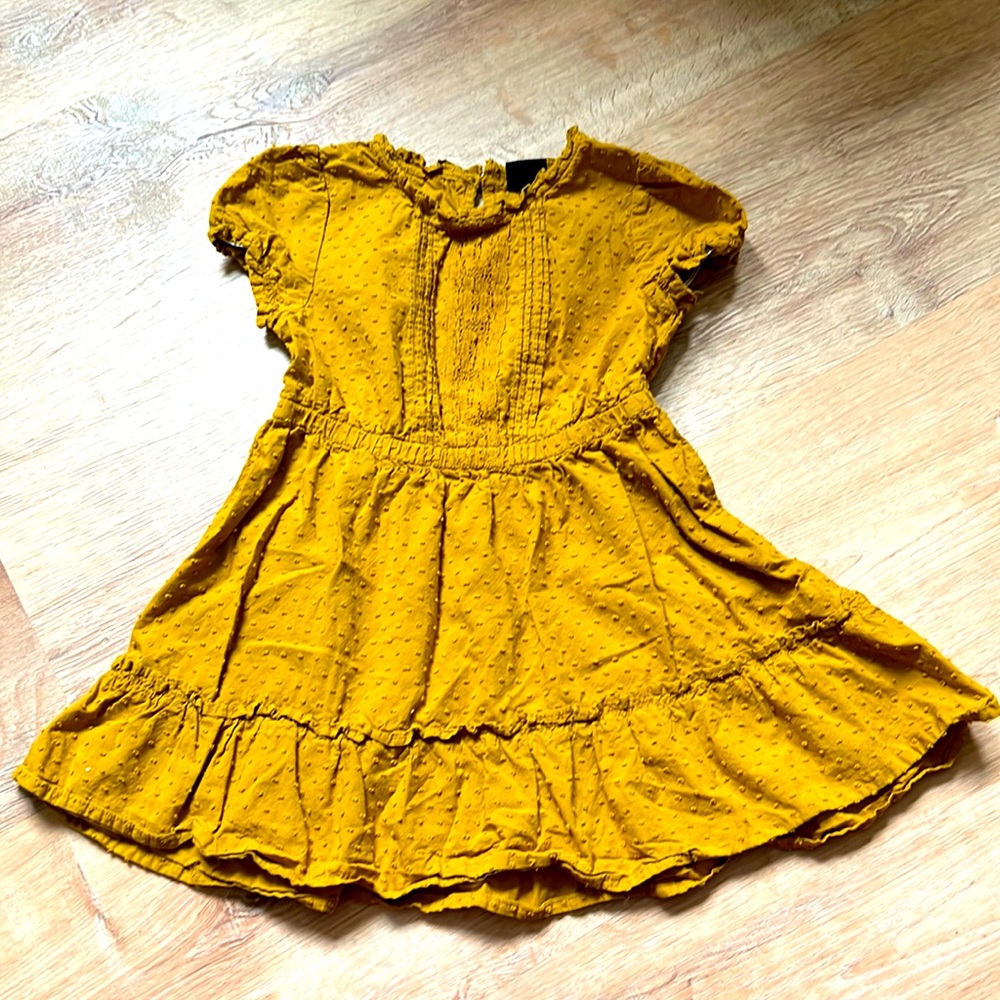 Art Class girls honey mustard 100% cotton dress 4t